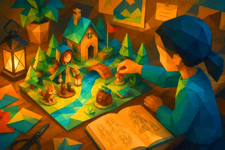 My character's world