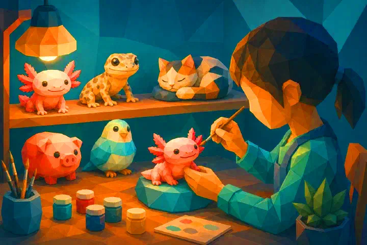 3D pets - a child's first model