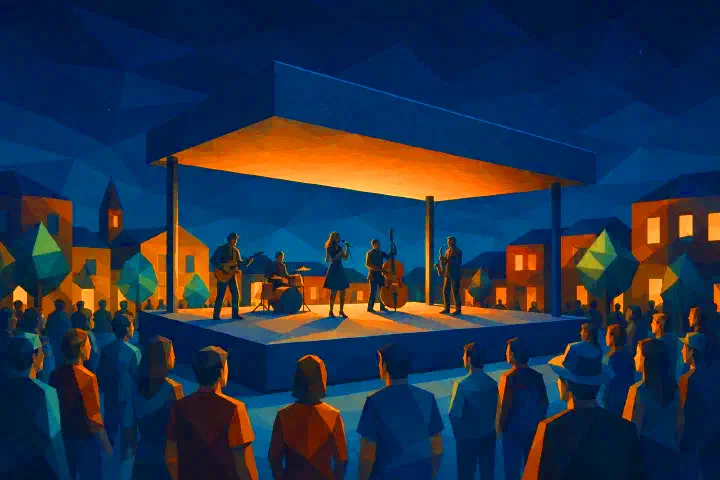 Container stage for local events