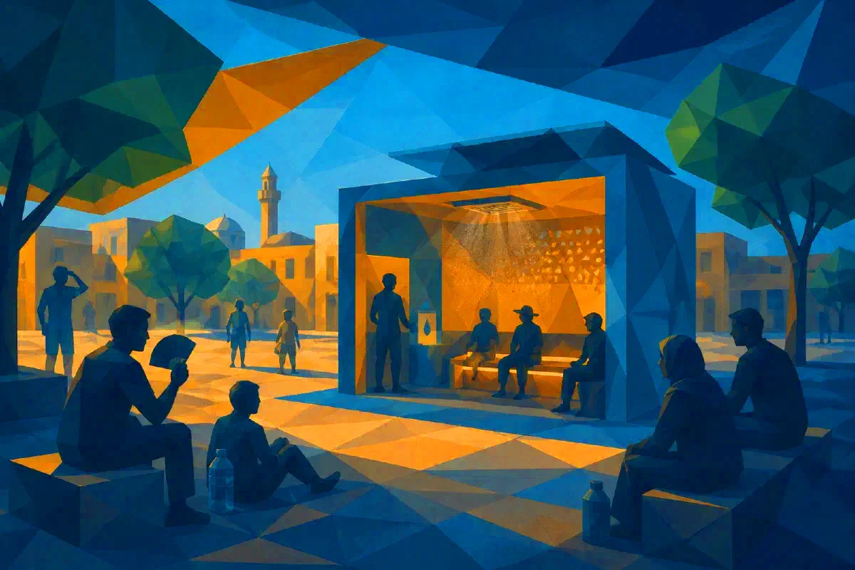 Thermal comfort support in public space and field work.