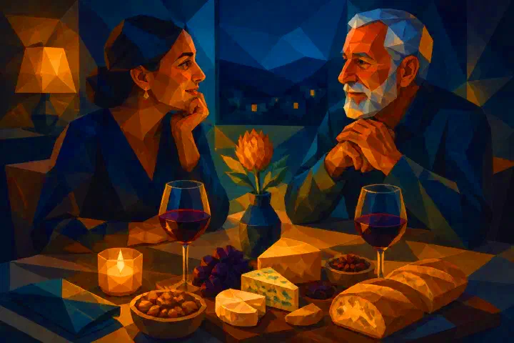 Dinner with breakfast - a shared-meal set